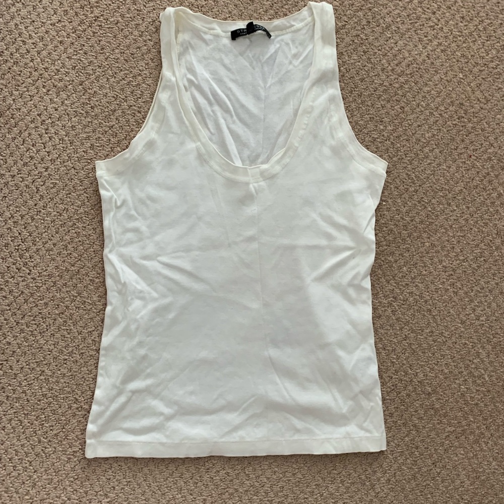 Strenesse womens white tank top
